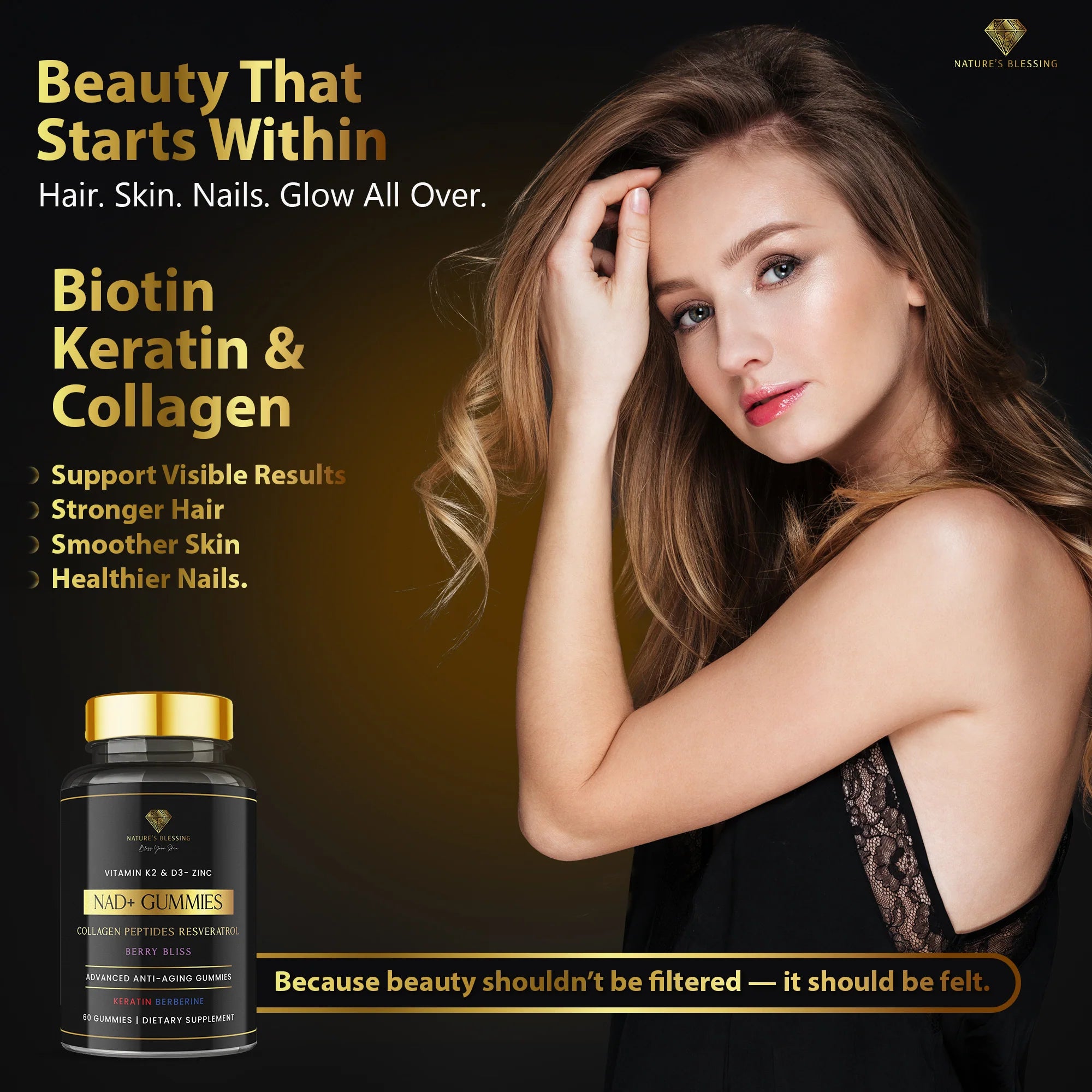 Nature's Blessing Anti-Aging Beef Tallow Cream for Fine Lines & Wrinkles