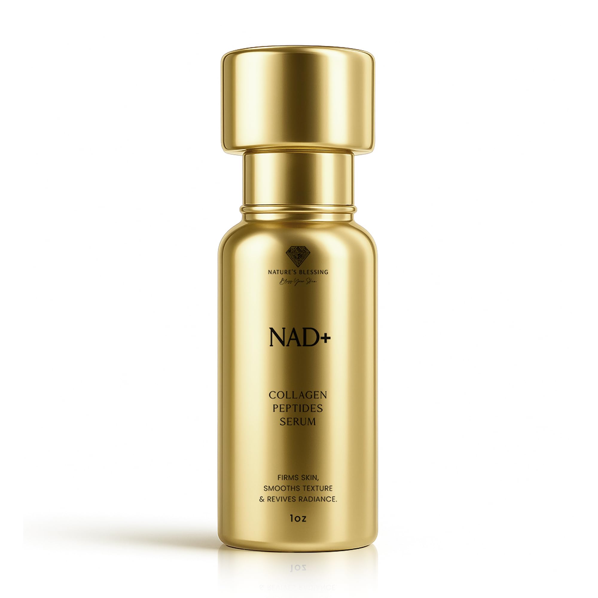 NAD+ Anti-Aging Serum – Boost Cellular Energy, Firm Skin & Reduce Wrinkles – with Niacinamide, Hyaluronic Acid, Peptides & Antioxidants – 1oz Rejuvenating Face Serum for Youthful Radiance